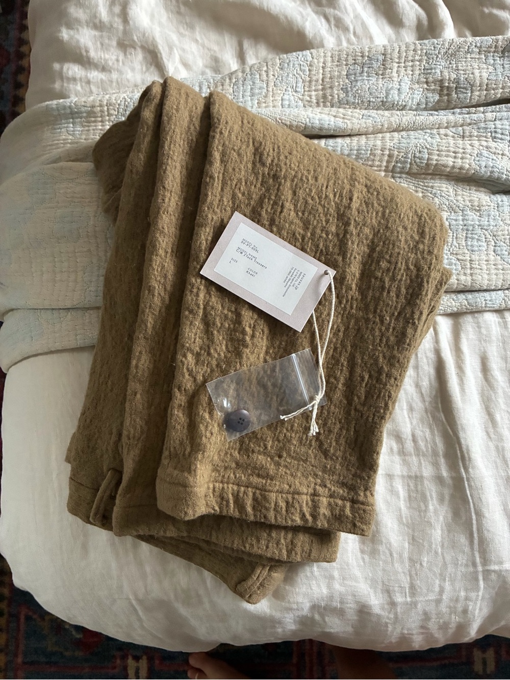 Seuvas Cotton and Wool 2Tuck Trousers